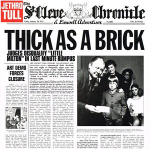JETHRO TULL - Thick as a Brick - TAPA JETHRO TULL - Thick as a Brick (Steven Wilson Remix)