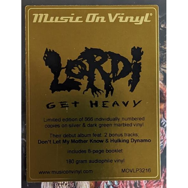 LORDI - Get Heavy (Edición limitada: 666 copias numeradas)