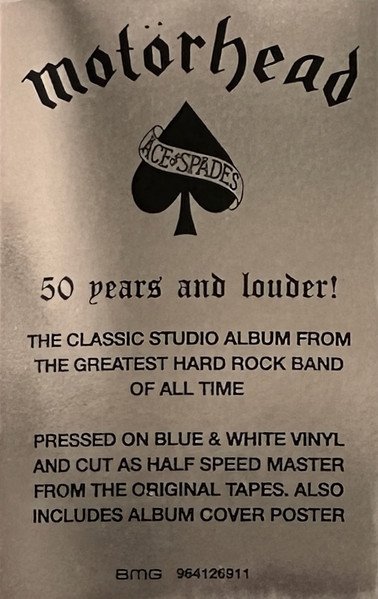 MOTÖRHEAD - Ace of Spades (Edición limitada color + poster)