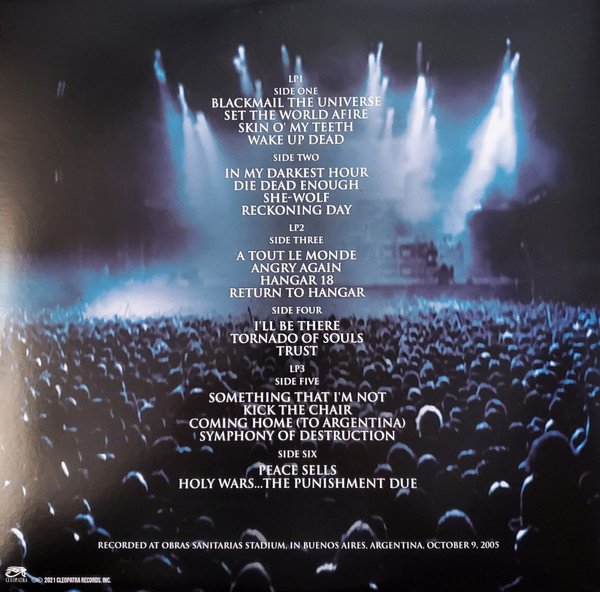 night in ba 4 MEGADETH - A Night in Buenos Aires (Edición limitada, 3LP color)