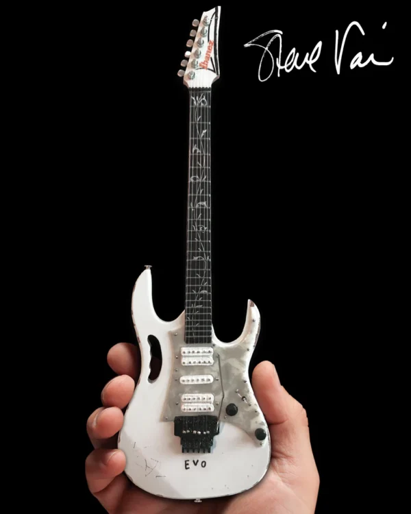 Mini Guitar - STEVE VAI Ibanez Vintage JEM EVO - Axe Heaven