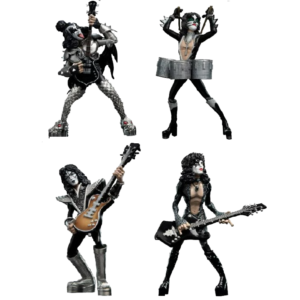 KISS - Colección completa (WETA Mini Epics - 4 Figuras coleccionables)