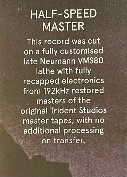DAVID BOWIE - The Rise and Fall of Ziggy Stardust...(1LP 180gr Half Speed Master)
