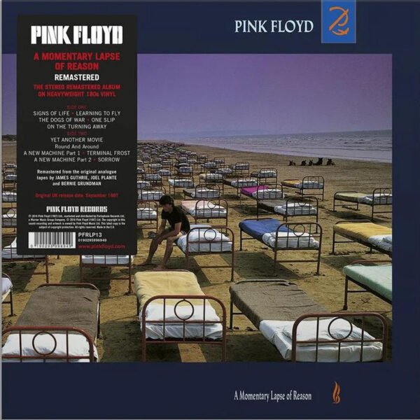 PINK FLOYD - Momentary Laps - TAPA PINK FLOYD - A Momentary Lapse of Reason (1LP 180gr, Remasterizado)