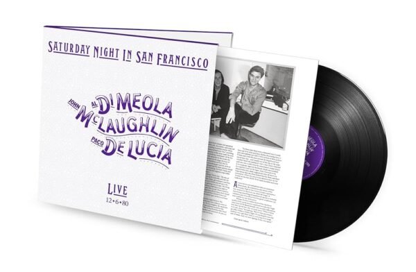 DI MEOLA MC LAUGHLIN - Saturday Night - DISCO DI MEOLA, Mc LAUGHLIN, DE LUCÍA - Saturday Night in San Francisco (1LP, 180gr)