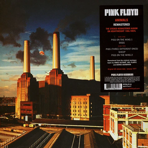 PINK FLOYD - Animals - TAPA PINK FLOYD - Animals (1LP 180gr, Remasterizado)