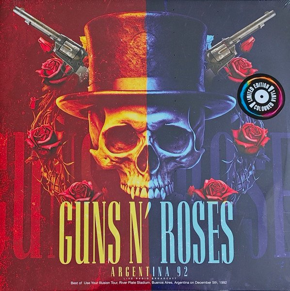GUNS N' ROSES - Argentina 1992 (2LP color, unofficial)